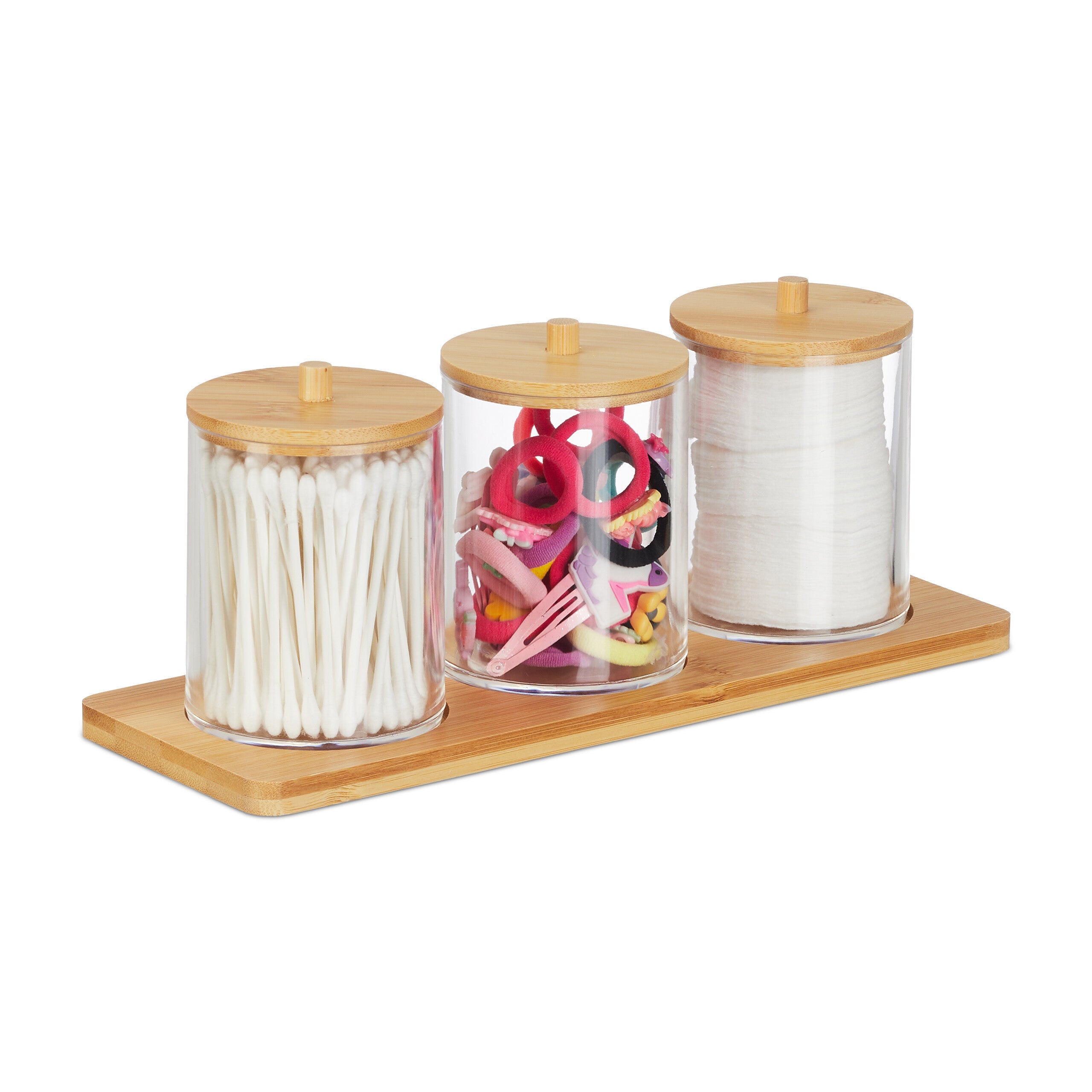 LABRIMP Scatola Portaoggetti Con Coperchio Per Cotton Fioc Custodia Portaoggetti Per Stuzzicadenti Per Piccoli Accessori Di Uso Quotidiano