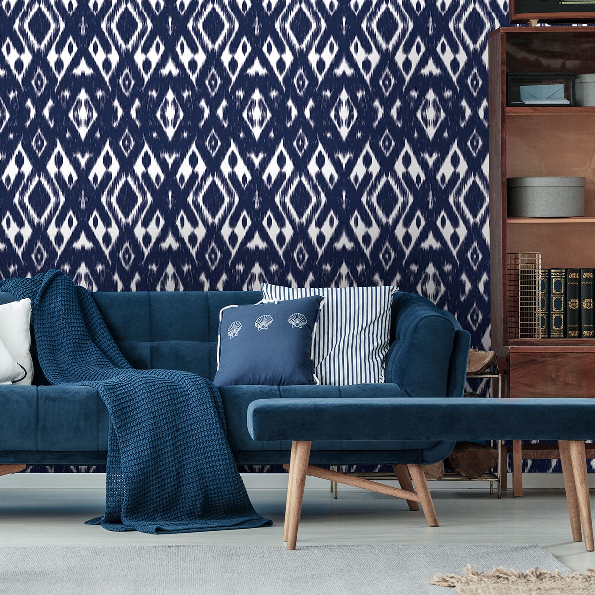 Adesivo carta da parati scandinava likke - Sticker adesivo - adesivi murali - 30x30cm - 3