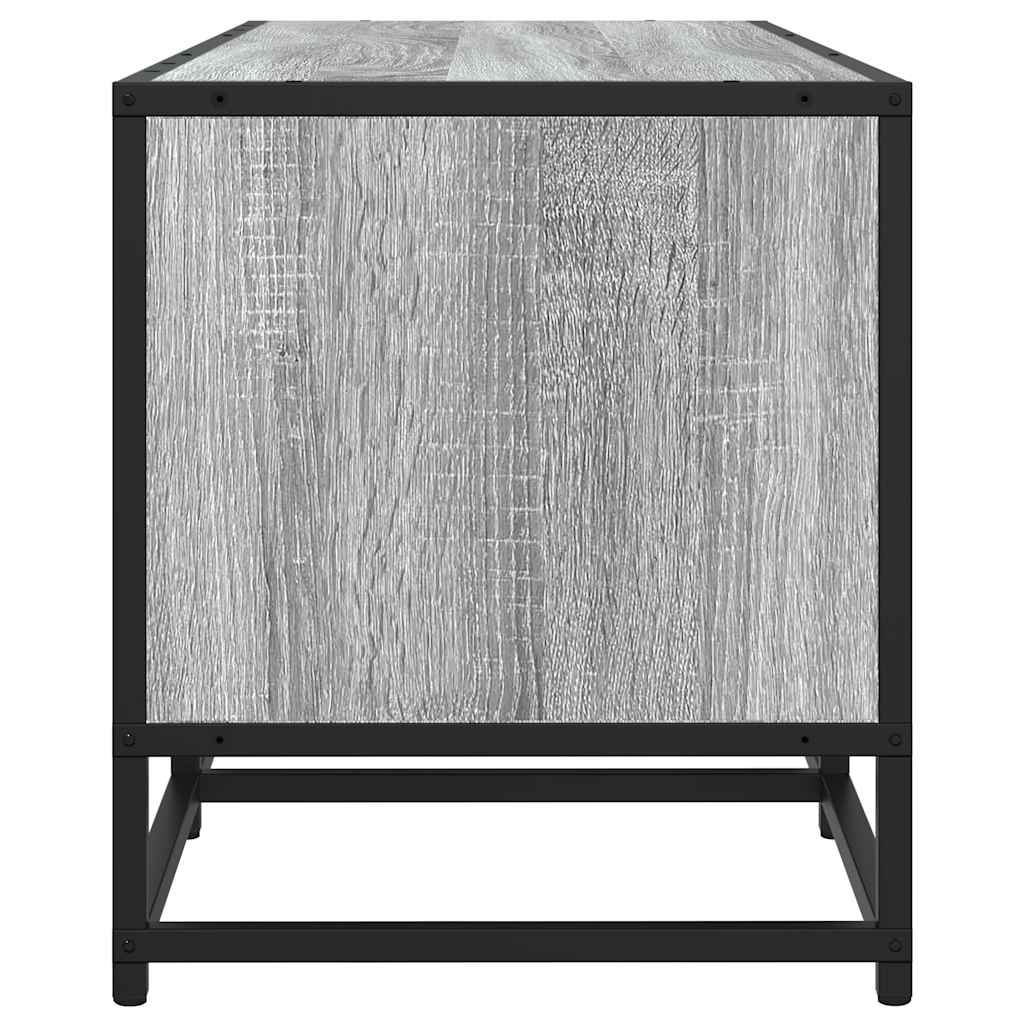 Meuble TV sonoma gris 210x35x41 cm bois d'ingénierie - 5