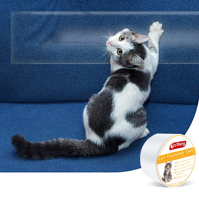 Akolafe Pet Safety Nastro Antigraffio Per Gatti Trasparente - 9 M X 20 Cm, Protezione Mobili E Divani Protezione Mobili Trasparente - 11