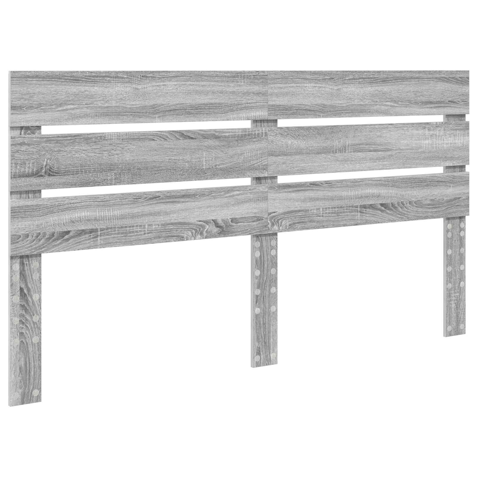 Cadre de lit gris 180 x 200 cm pin massif - 6