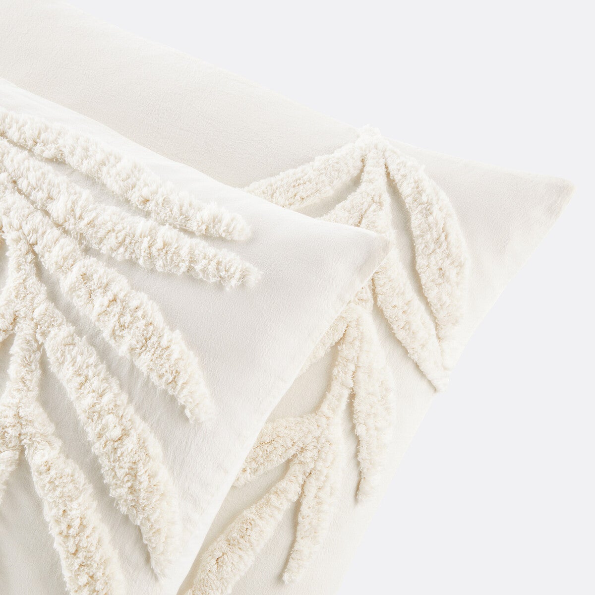 Taie d'oreiller coton, Jobe - Ecru - 63 x 63 cm - 4