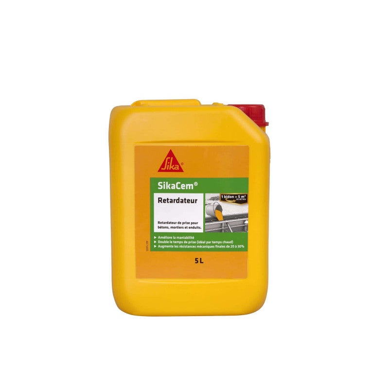Détergent Nettoyant Pour Pavés Et Dalles SIKA SikaCem 2-4 - 5 Litres - Produit Neuf (fab 04/2022)