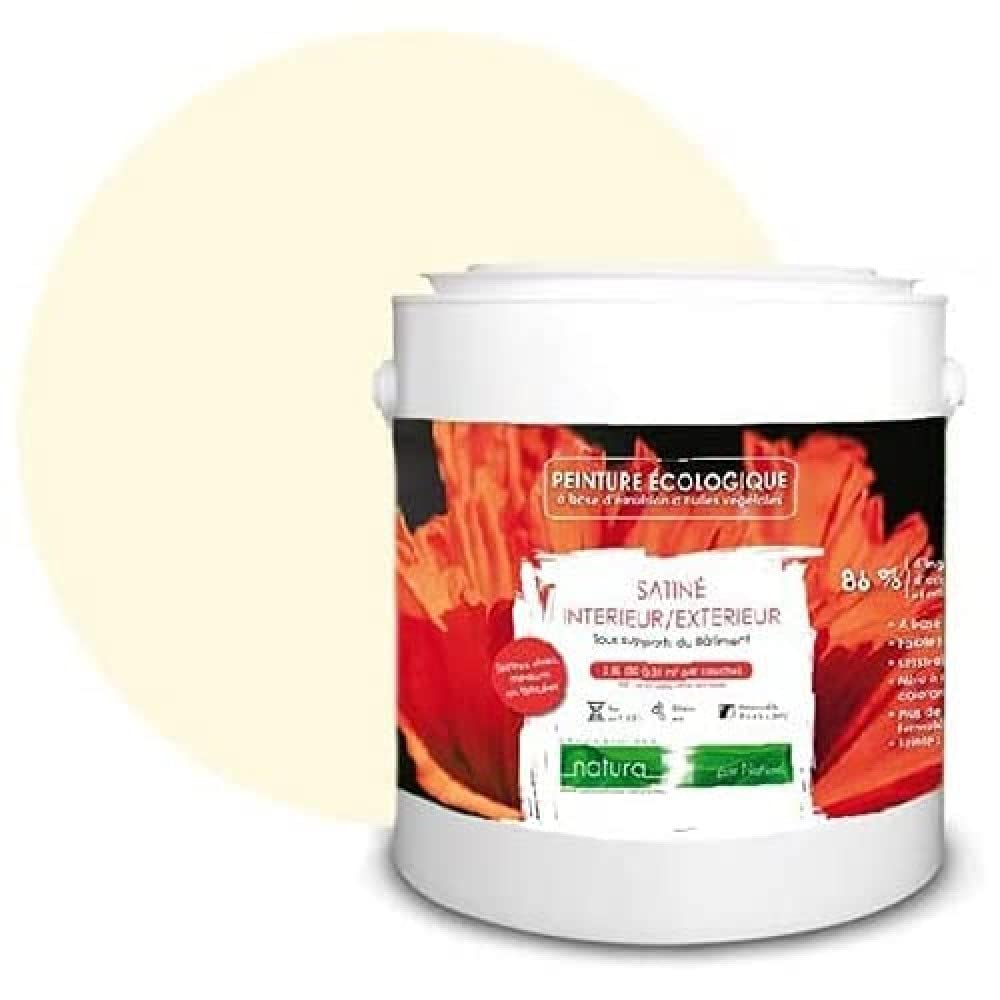 Peinture intérieur extérieur aspect satin Natura - 2.5L / 33m Carré ...