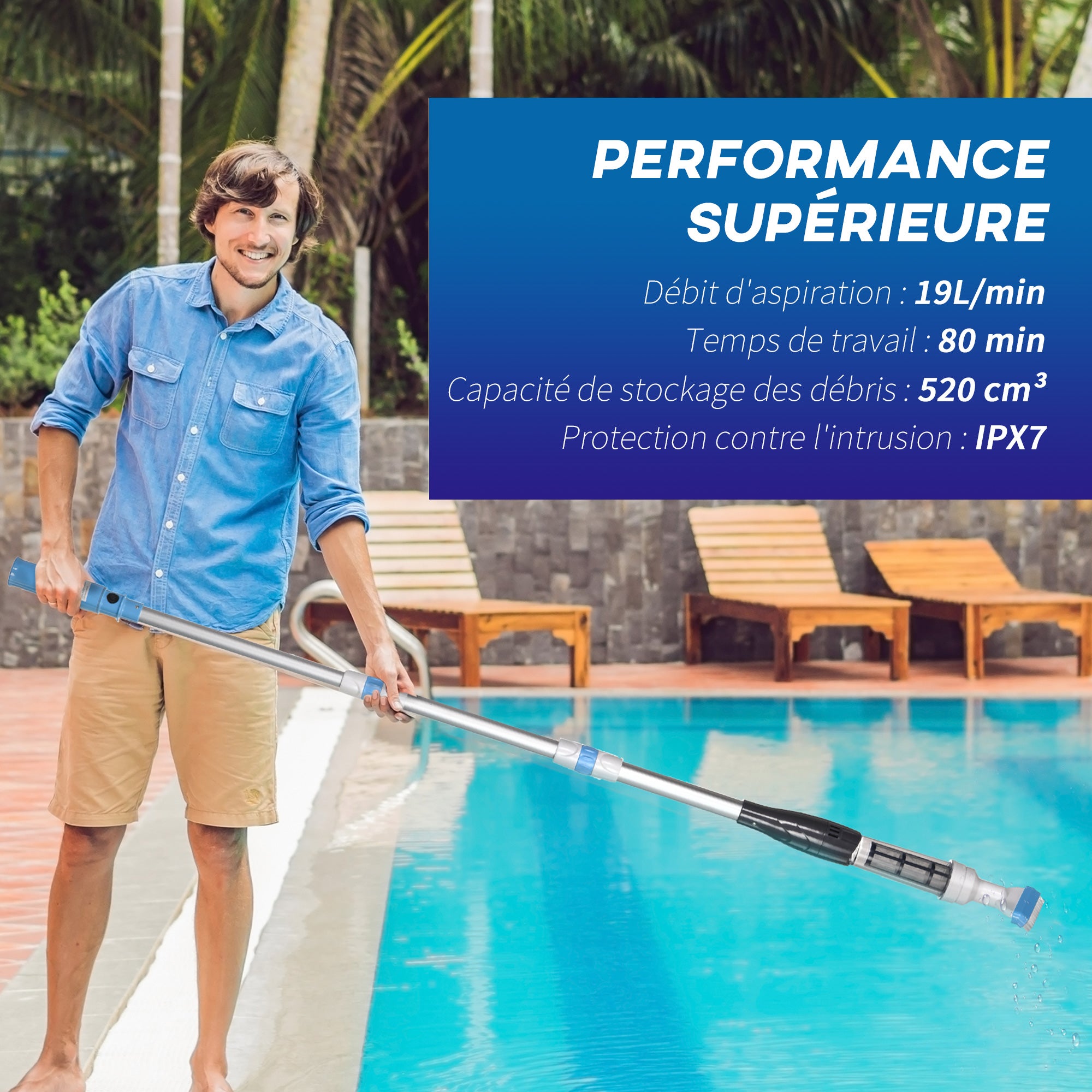 ABS Balai Aspirateur Outsunny - 6