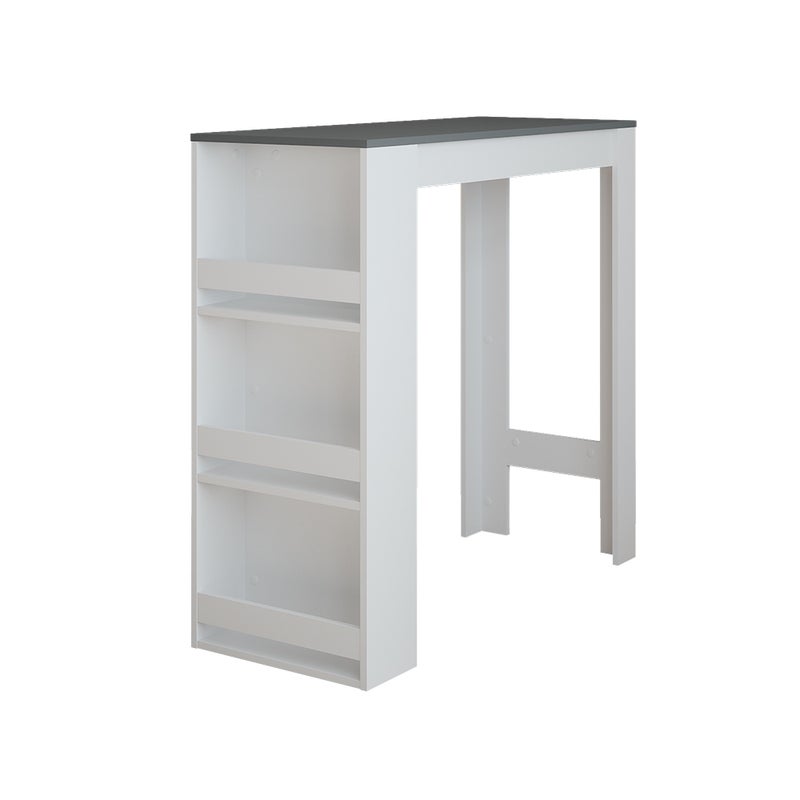 Vicco Stół barowy Repose, Biały/antracyt, 45 x 110 cm