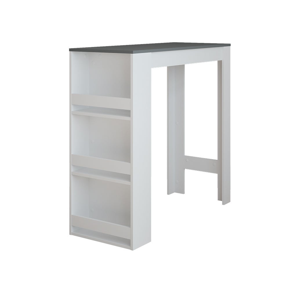 Vicco Stół barowy Repose, Biały/antracyt, 45 x 110 cm