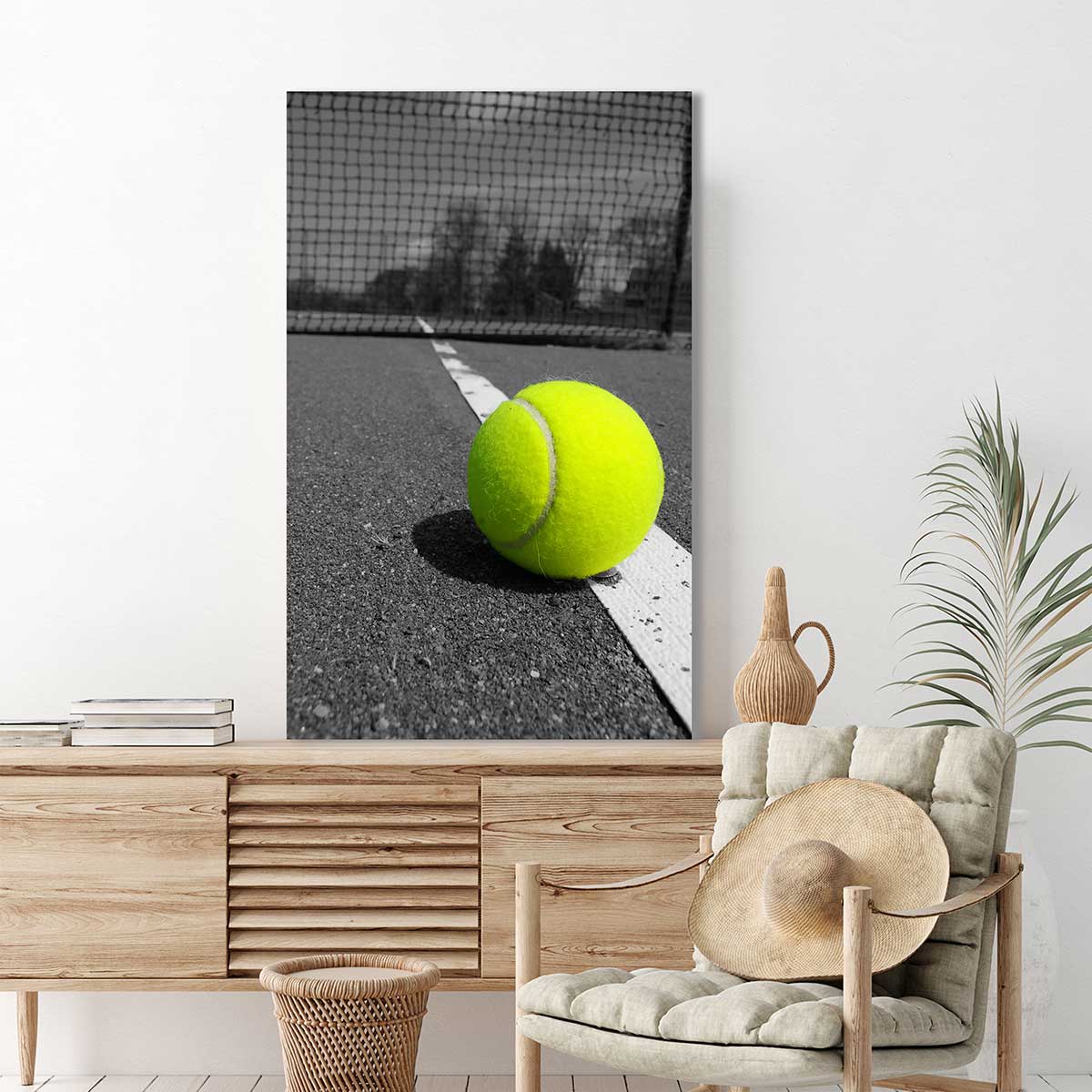 Poster Toile Décorative 20x30 Pouces - Design Tennis Coupe Davis - Art Vintage Pour Salon - Neuf Sous Emballage