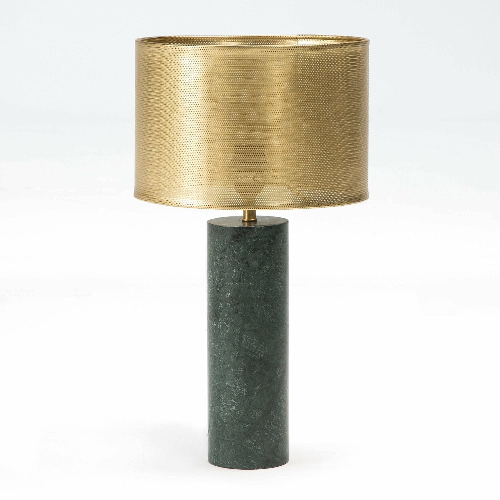 Lampe de table alfantega 11 x 11 x 40 cm vert bronze leroy merlin