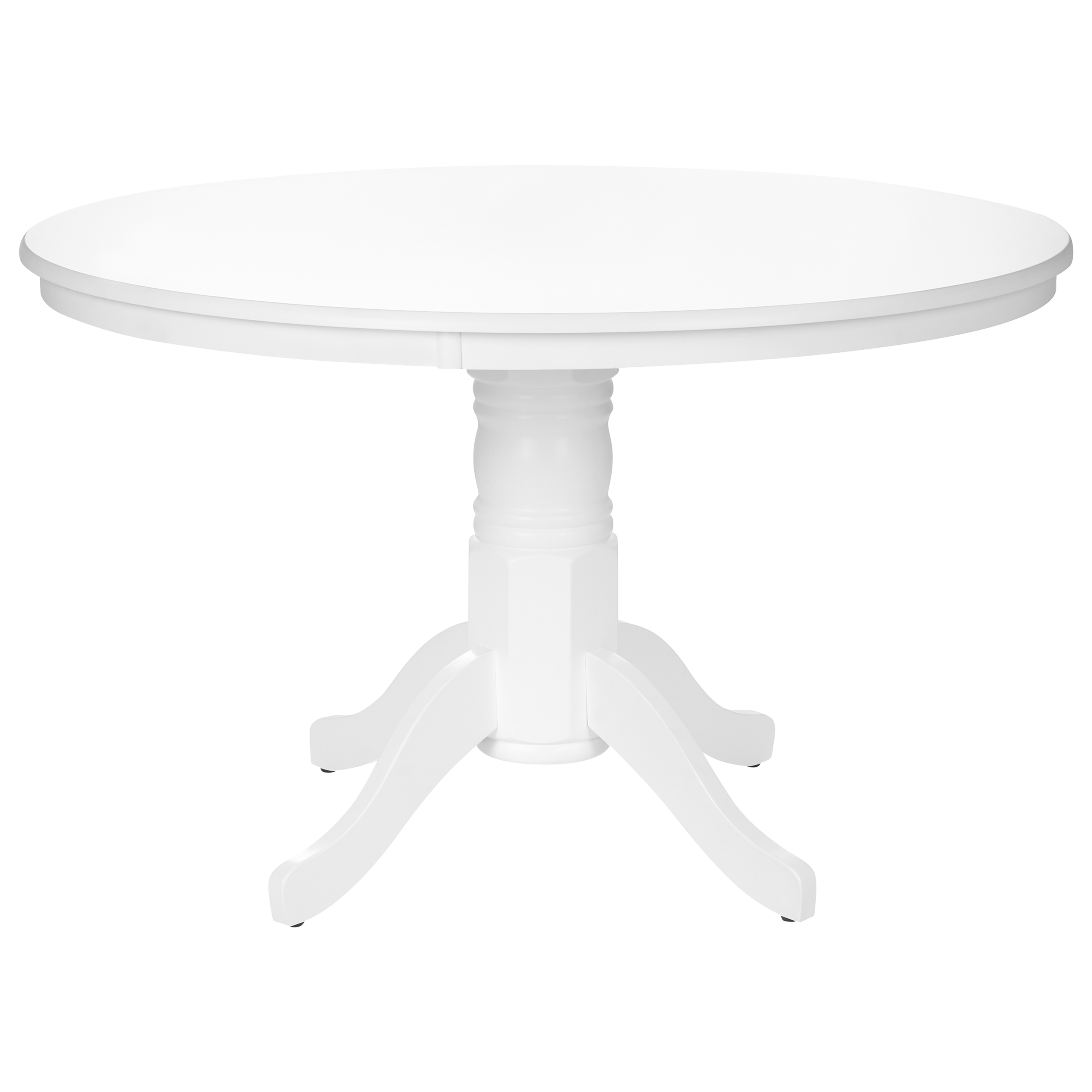 Beliani Mesa De Comedor Akron 120 Cm 120 Cm Blanco , Leroy Merlin
