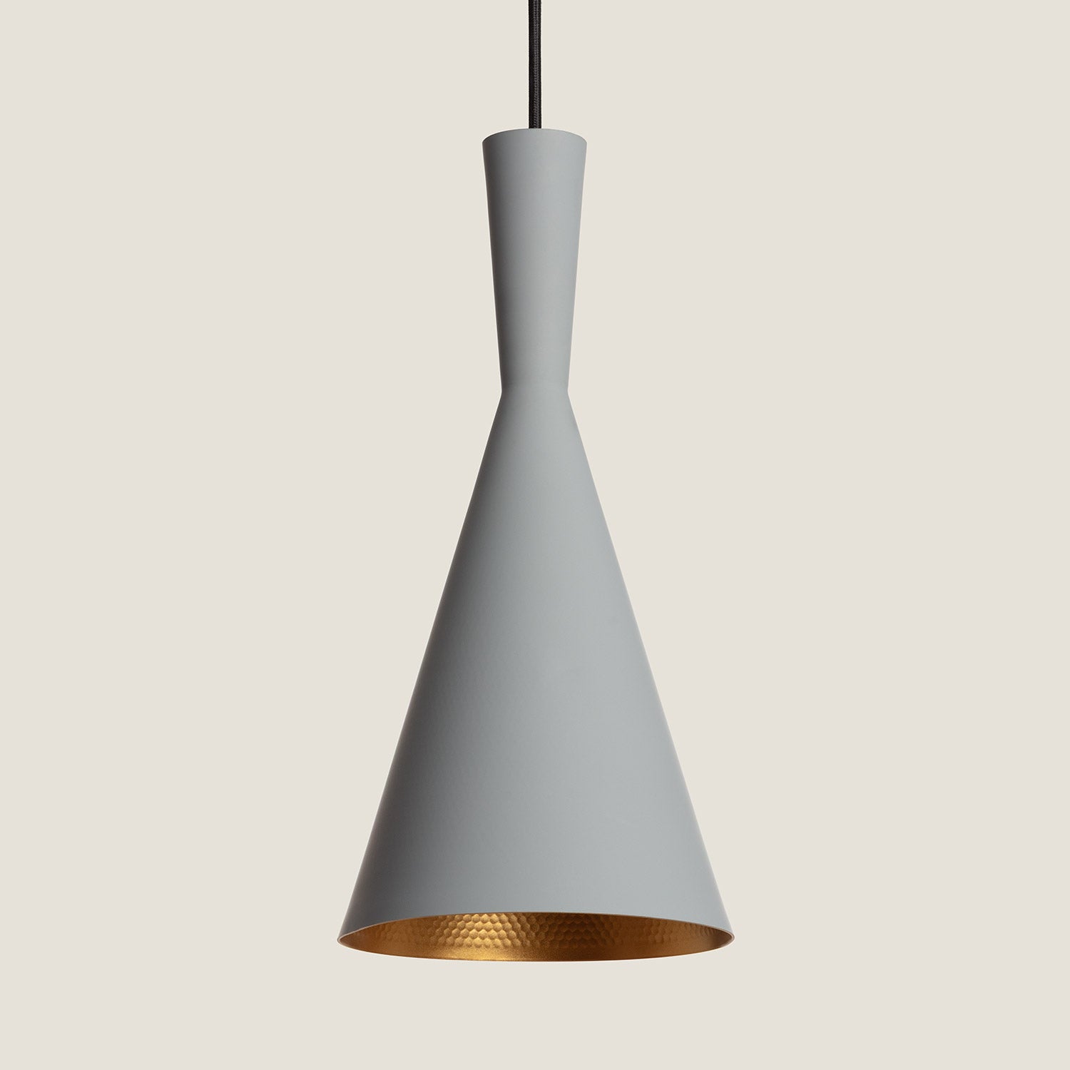 Lustre Suspension Métal Lennon | Conique Vintage Design | Aluminium Durable | Ampoule E27 Non Incluse | Câble Réglable 1,20m | Usage - 3