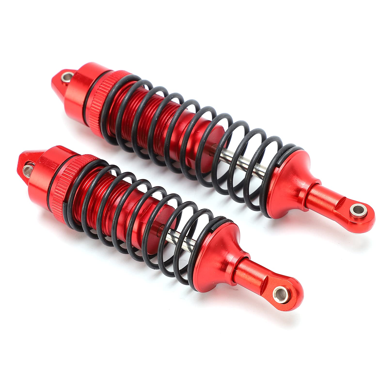 Set ammortizzatori anteriori posteriori per Traxxas Slash 4x4/Huanqi 727 Mountain Rat Truck (rosso) - 9