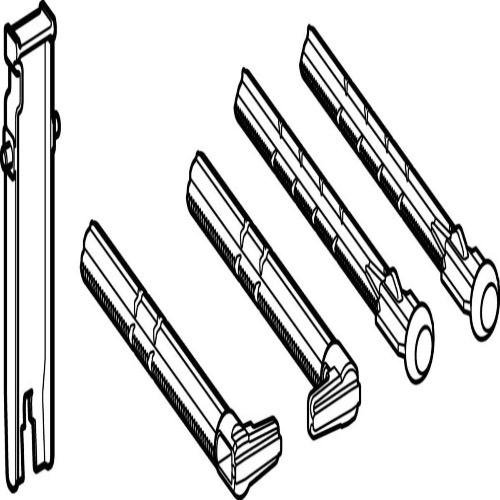 Aste Di Spinta Per WC Sigma UP320 - Ricambio Piastra Di Scarico | 140x10 Mm, Bianco, Materiale ABS - Foto 8