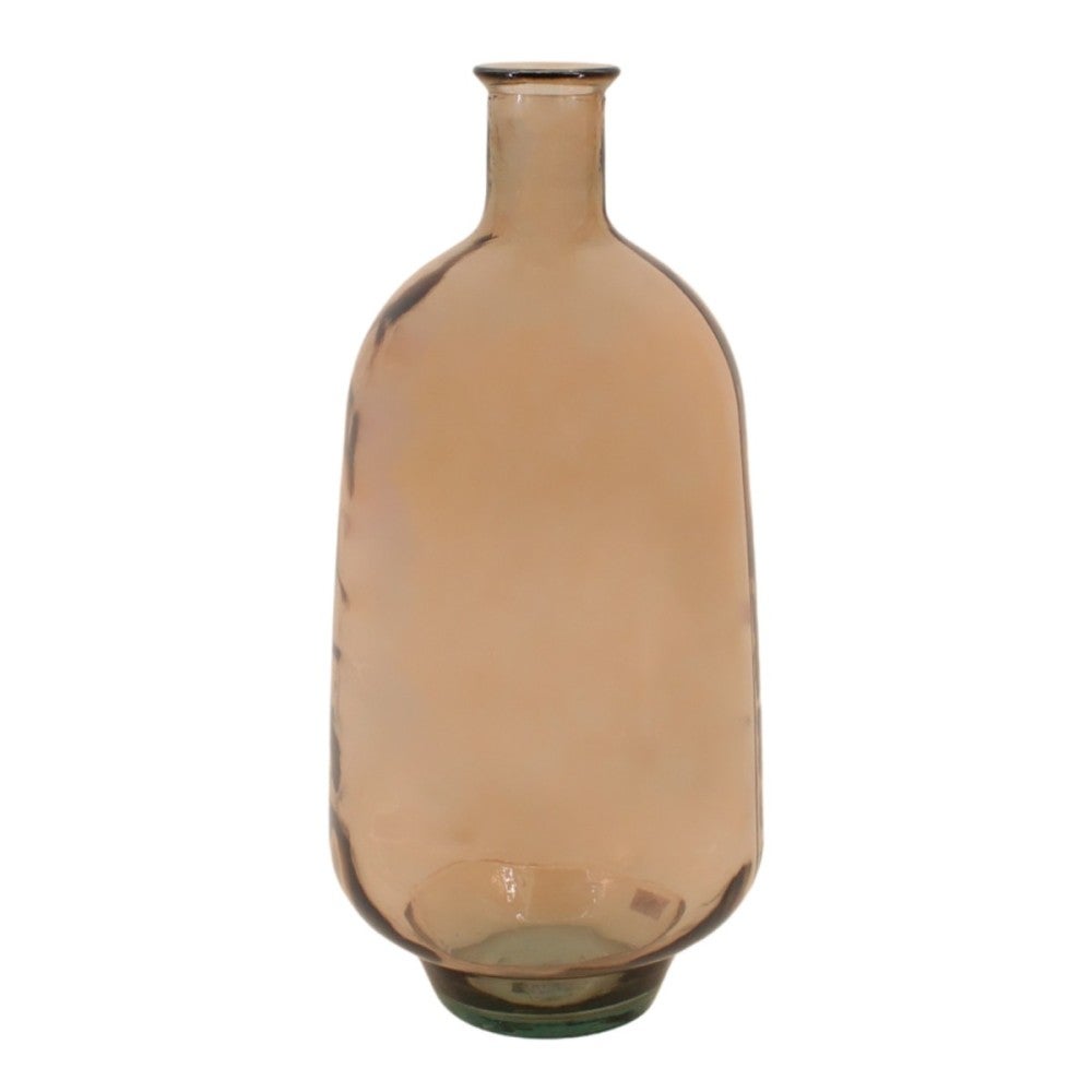 Vase dame jeanne en verre marron 60cm - Ornami - 5