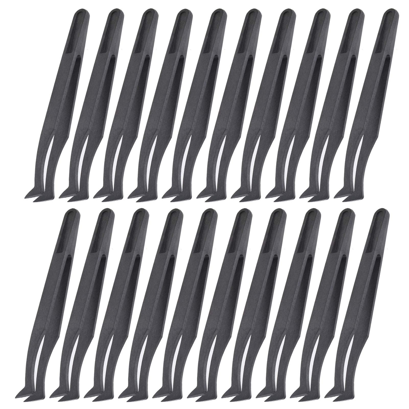 Lot de 20 pinces antistatiques en fibre de carbone pour réparation de ...