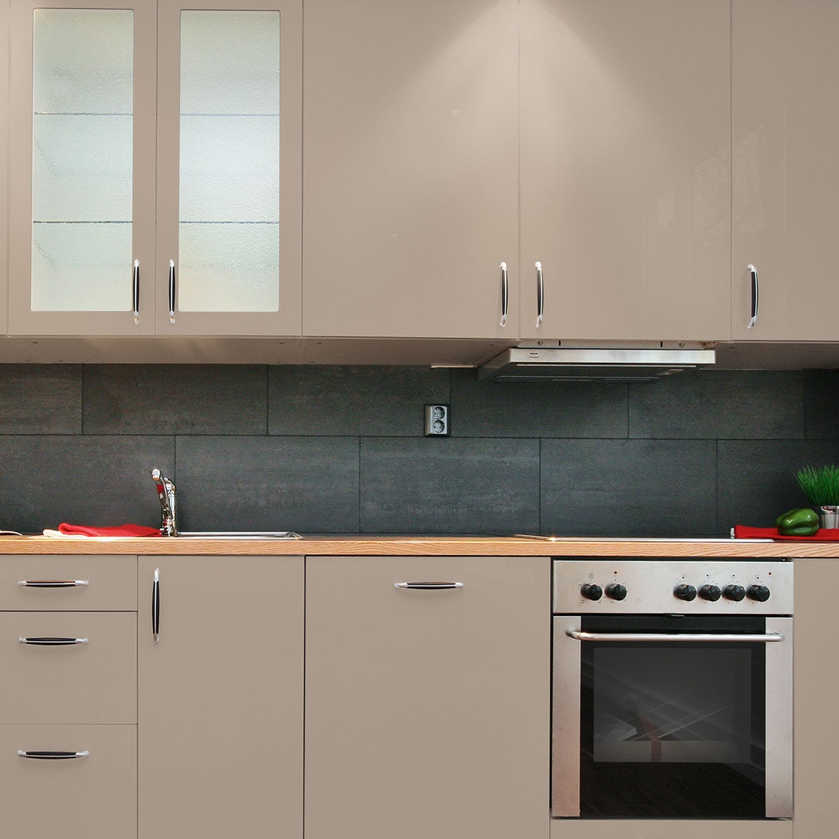 Rotolo adesivo in vinile impermeabile al metro - Adesivo lavabile per cucina, mobili, armadi, porte - 60cmx2m - Verruca - 6