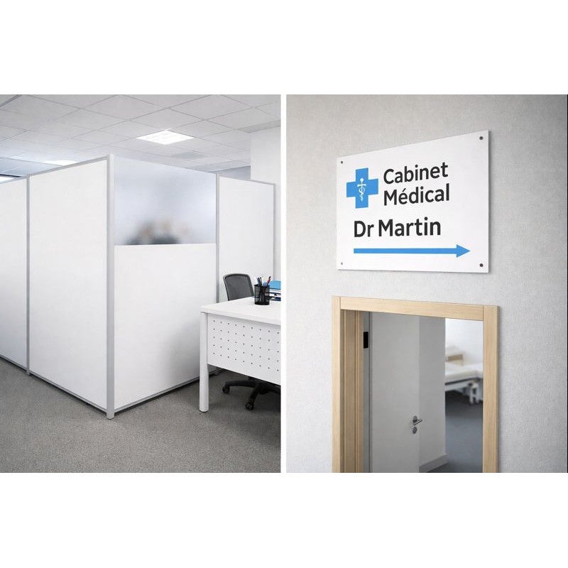 Plaque PVC expansé blanc - Coloris - Blanc, Epaisseur - 10 mm, Largeur - 100 cm, Longueur - 100 cm - 3