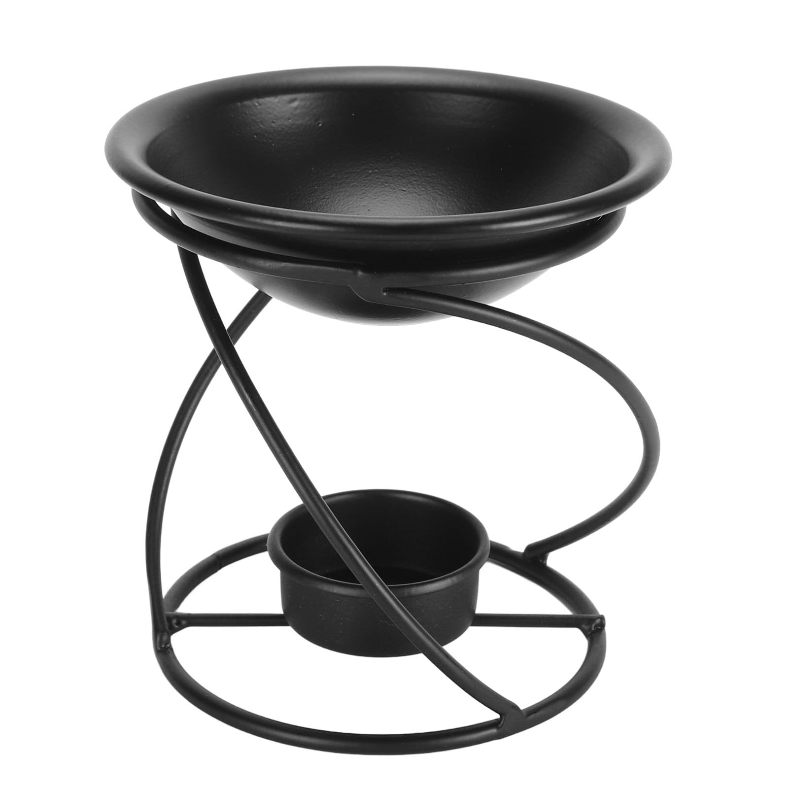Lampe Brûleur à Éthanol Portable – Design Géométrique, Double Couche Fer, Sans Odeur, Pour Intérieur/Extérieur