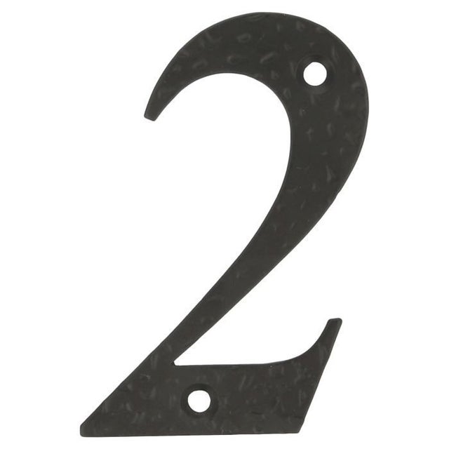 Numero 2 -m.4 negro 10cm. blister