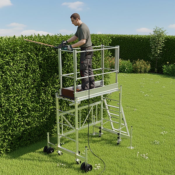 Echafaudage paysagiste - Hauteur max. de travail 3,50m - Longueur plateau 1,60m - EIR4TH - 5