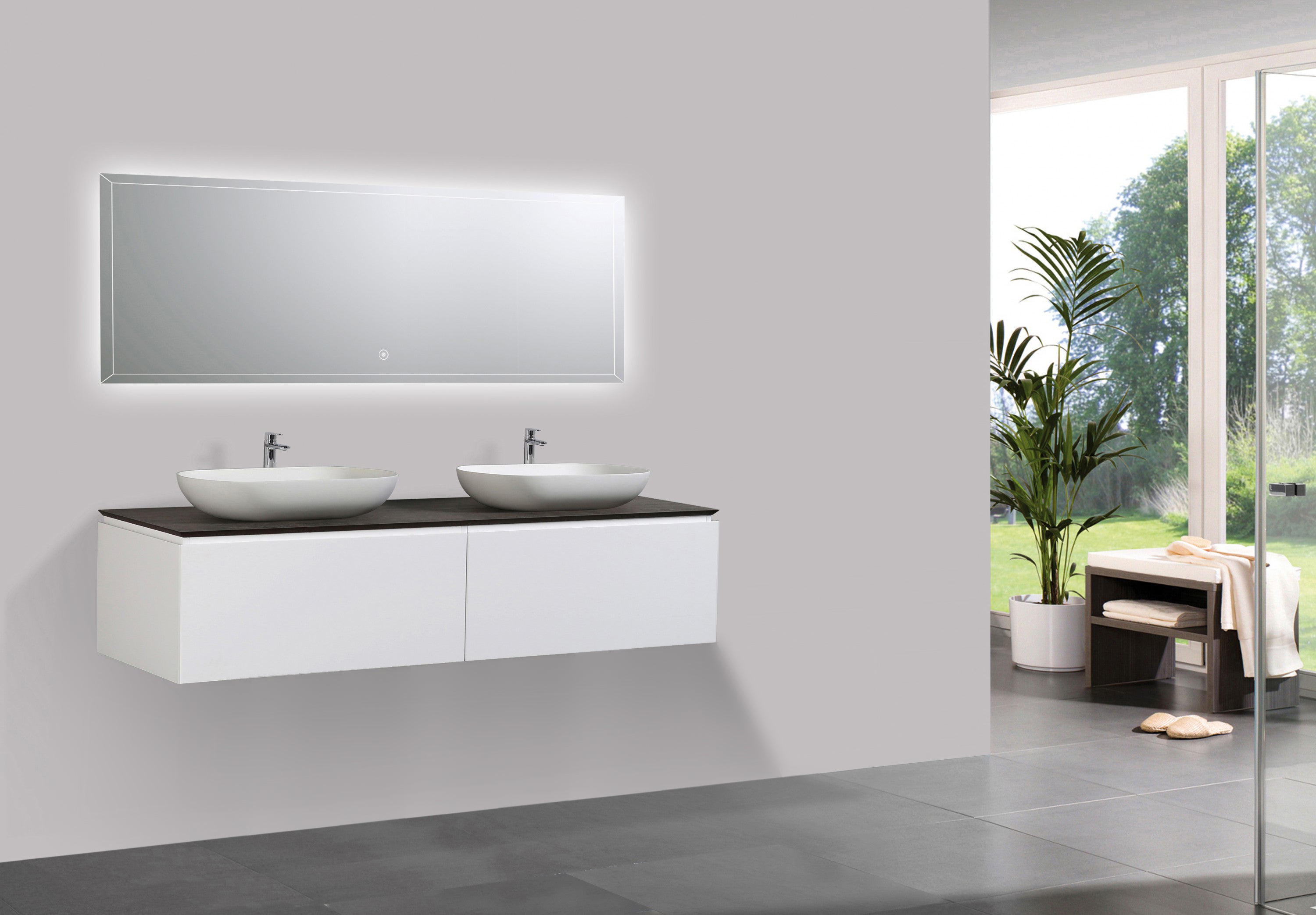 Meuble Salle De Bain Blanc Mat