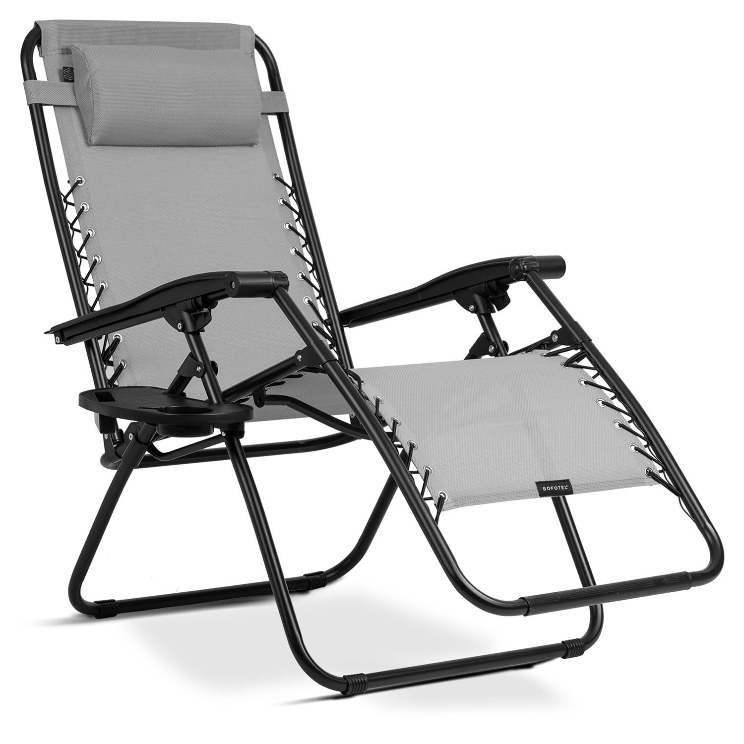 Składany leżak ogrodowy plażowy grawitacyjny fotel na taras do ogrodu Sofotel
