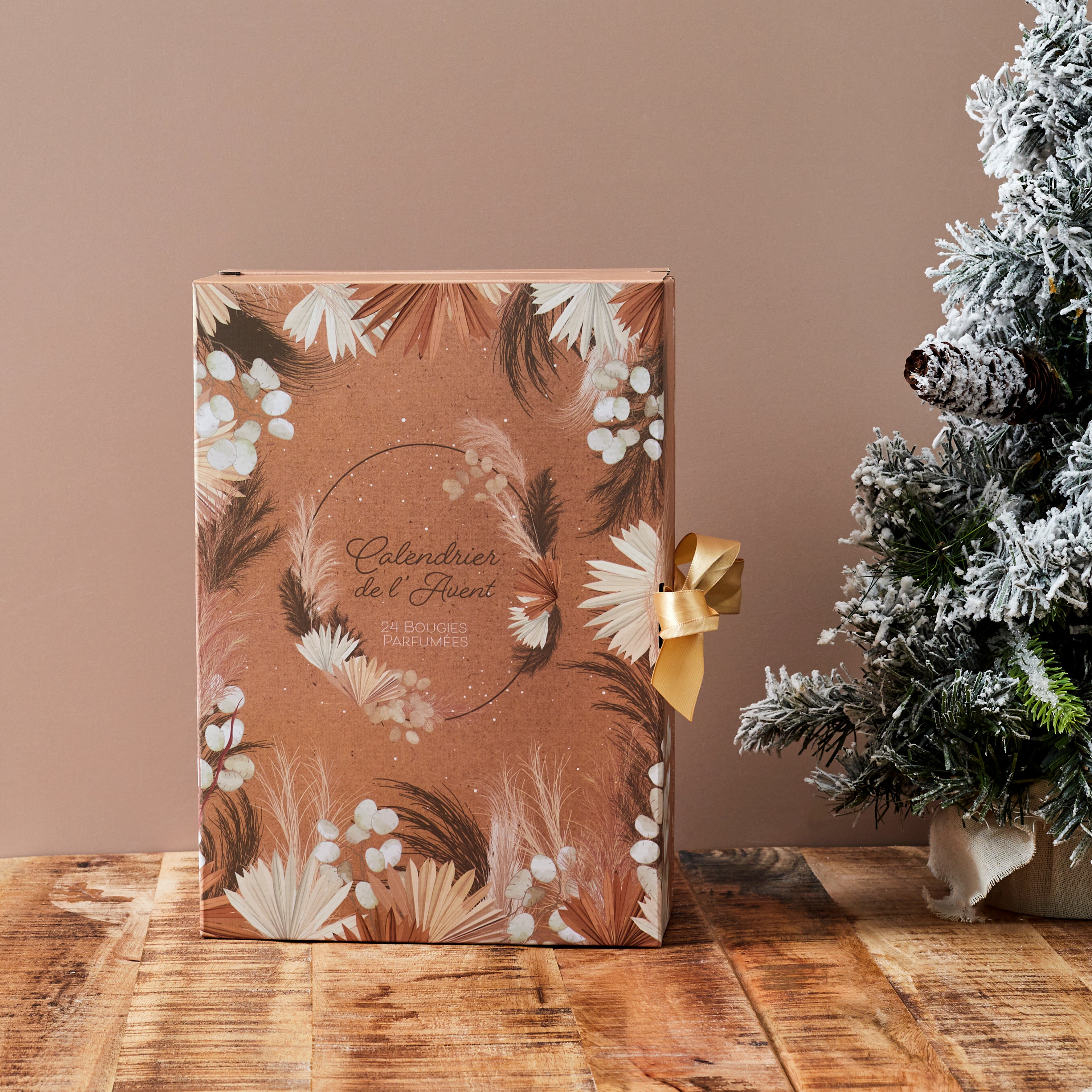 Calendrier de l'Avent - Lot de 24 Bougies - HOME DECO FACTORY - Blanc ...