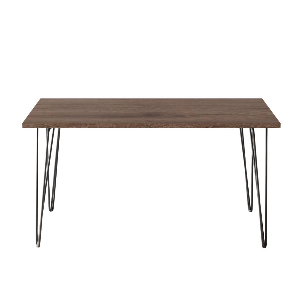 KOLM Stół FISK 138 x 80 cm do kuchni, salonu, jadalni Dąb Czekoladowy