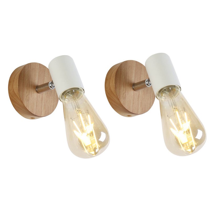 Vintage industrialna lampa ścienna lampka nocna lub nocna idealna do sypialni loftów klatek schodowych surowy design bez żarówki sztuki