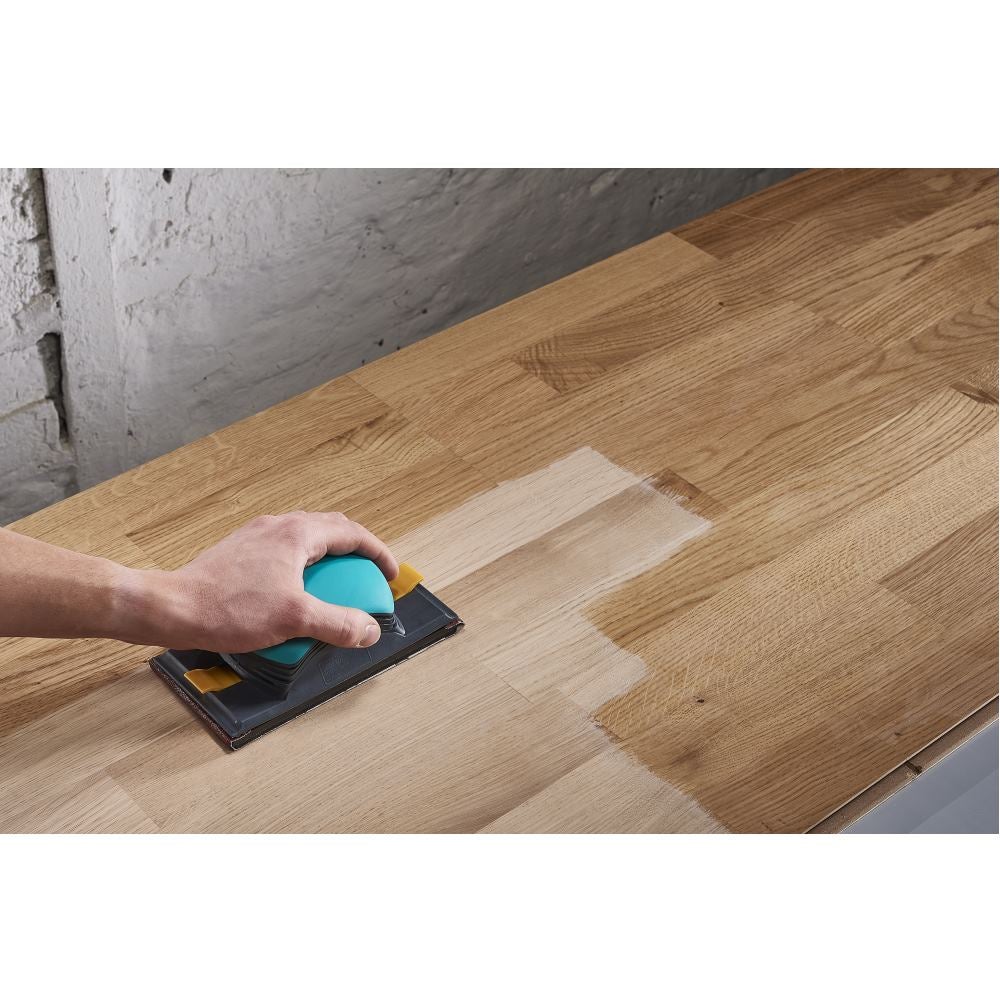 WOLFCRAFT 5890000 - Lijador universal 2K-Plus para tiras abrasivas 93 x 230 mm y rollo de papel de lija de 93 mm - 4