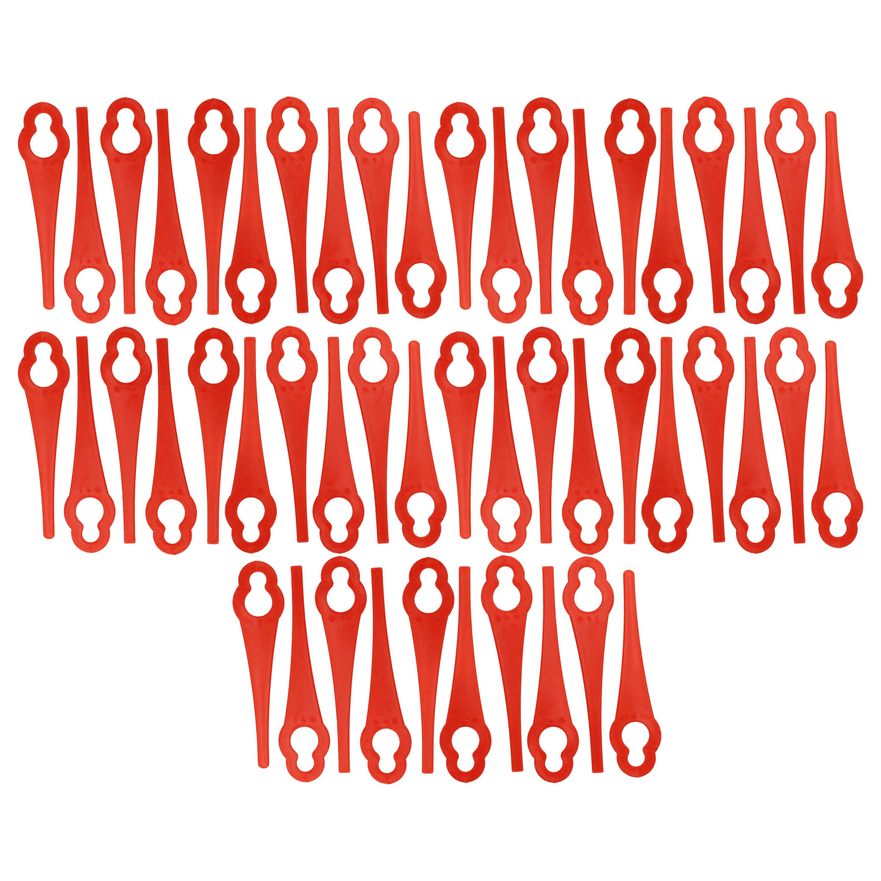 Vhbw 50x Lames compatible avec Florabest FRT 18 A, FAT 18 B3, FAT 18 B2 ...