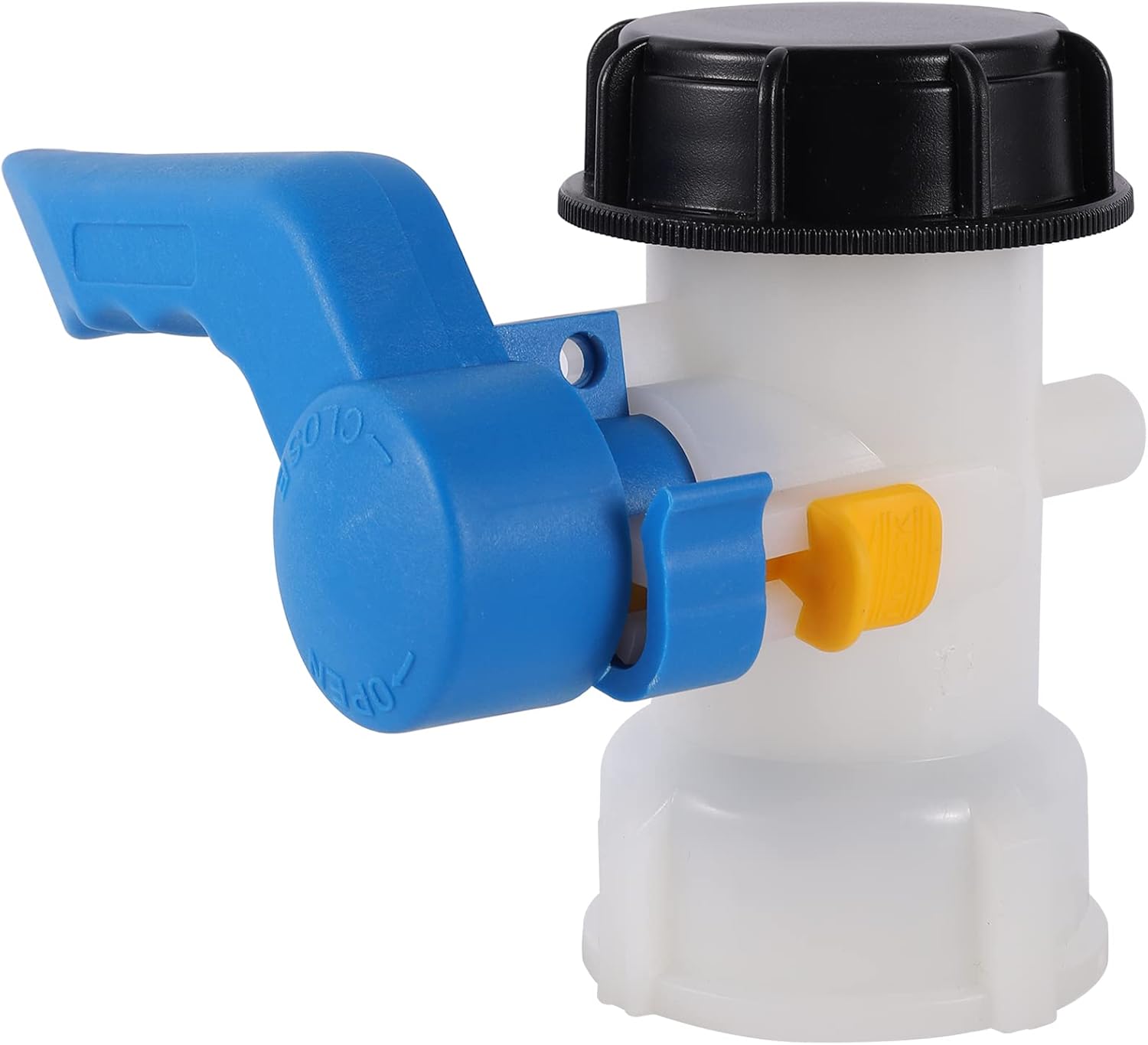 Zawór Kulowy Zastępczy do Zbiornika IBC - Połączenie 60mm - Wylot 1/2" lub 3/4" - Mosiądz Szczelny