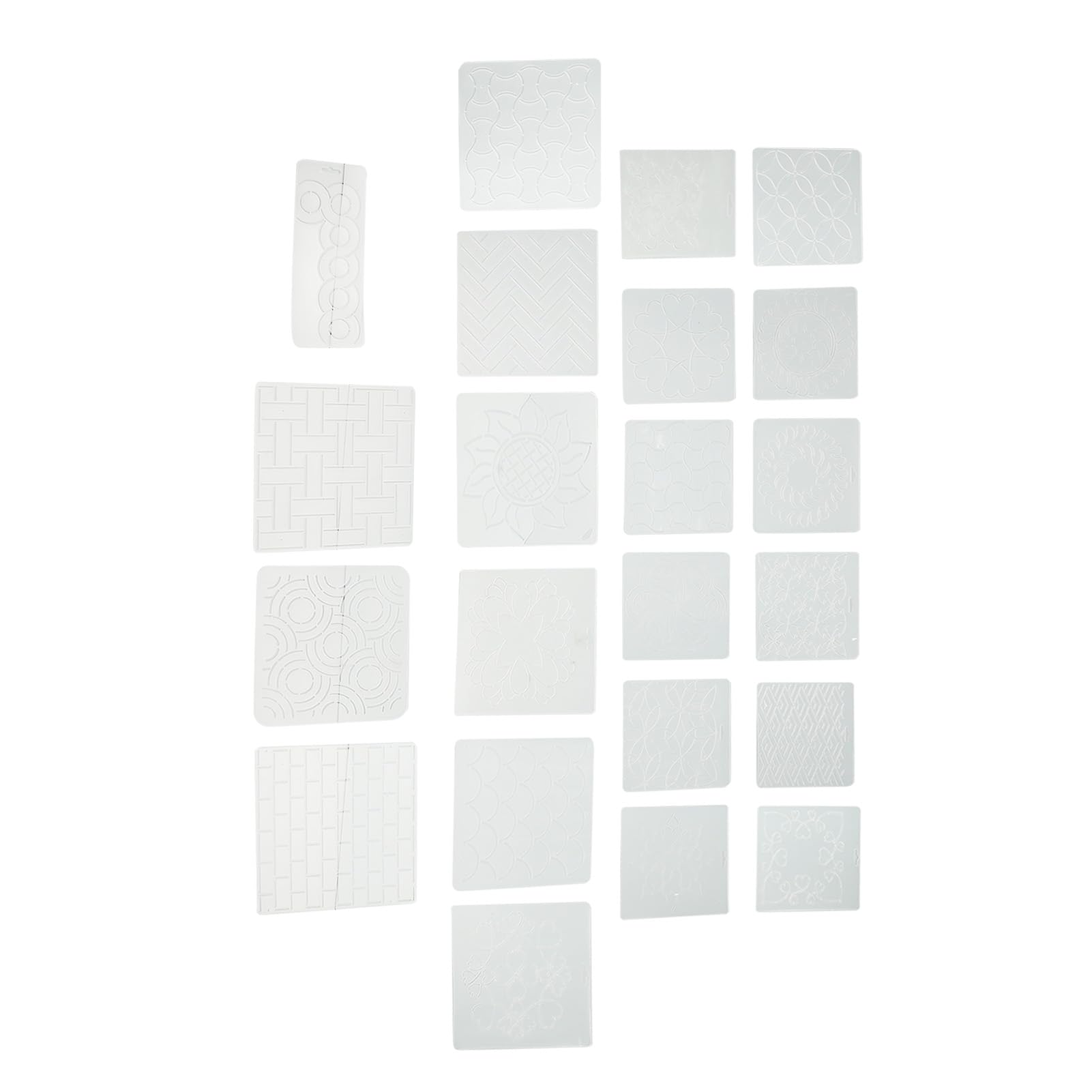 Lot De 10 Gabarits De Couette Patchwork Vintage – The Quiltery – Motifs Assortis