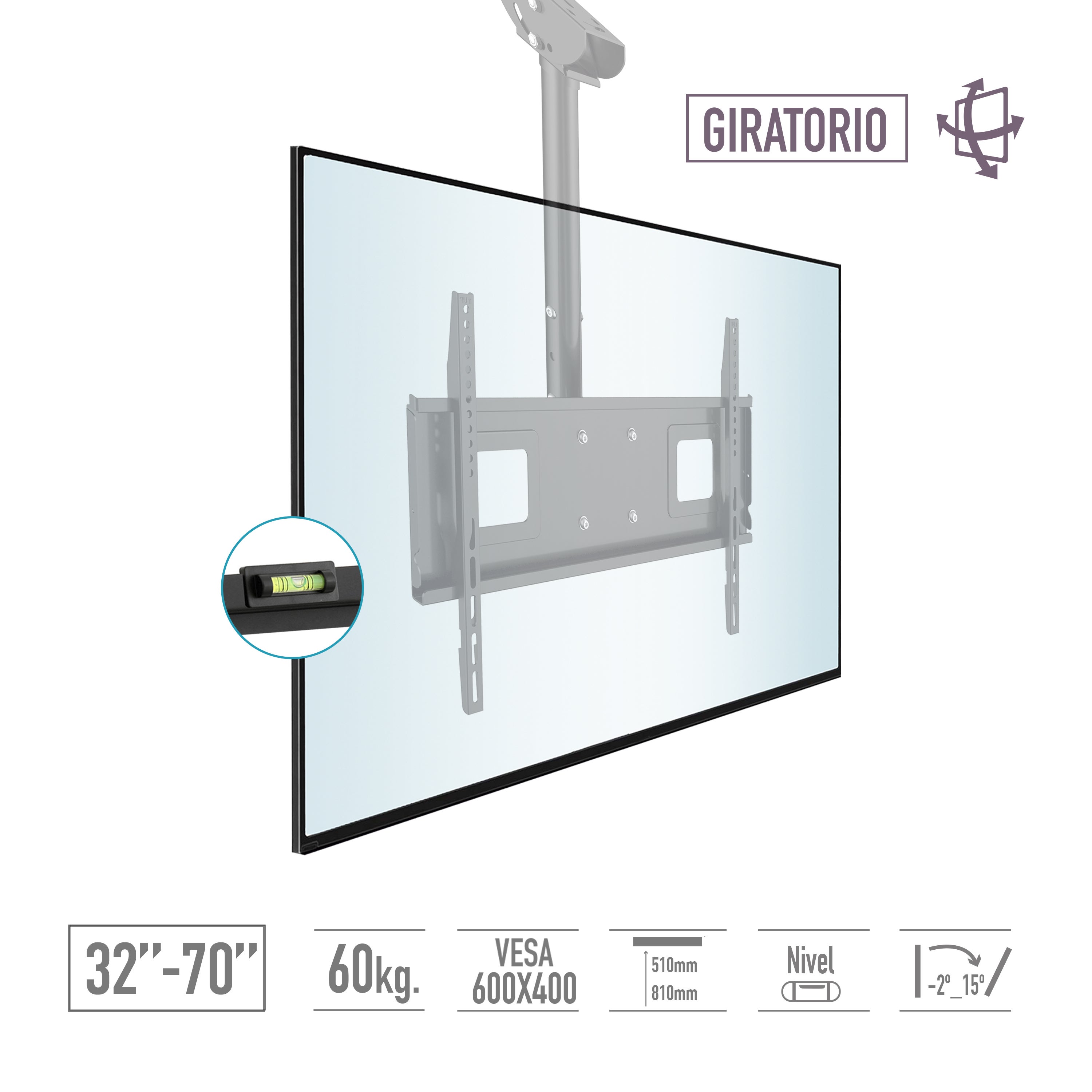 Support de TV TM Electron 60 Kg 32
