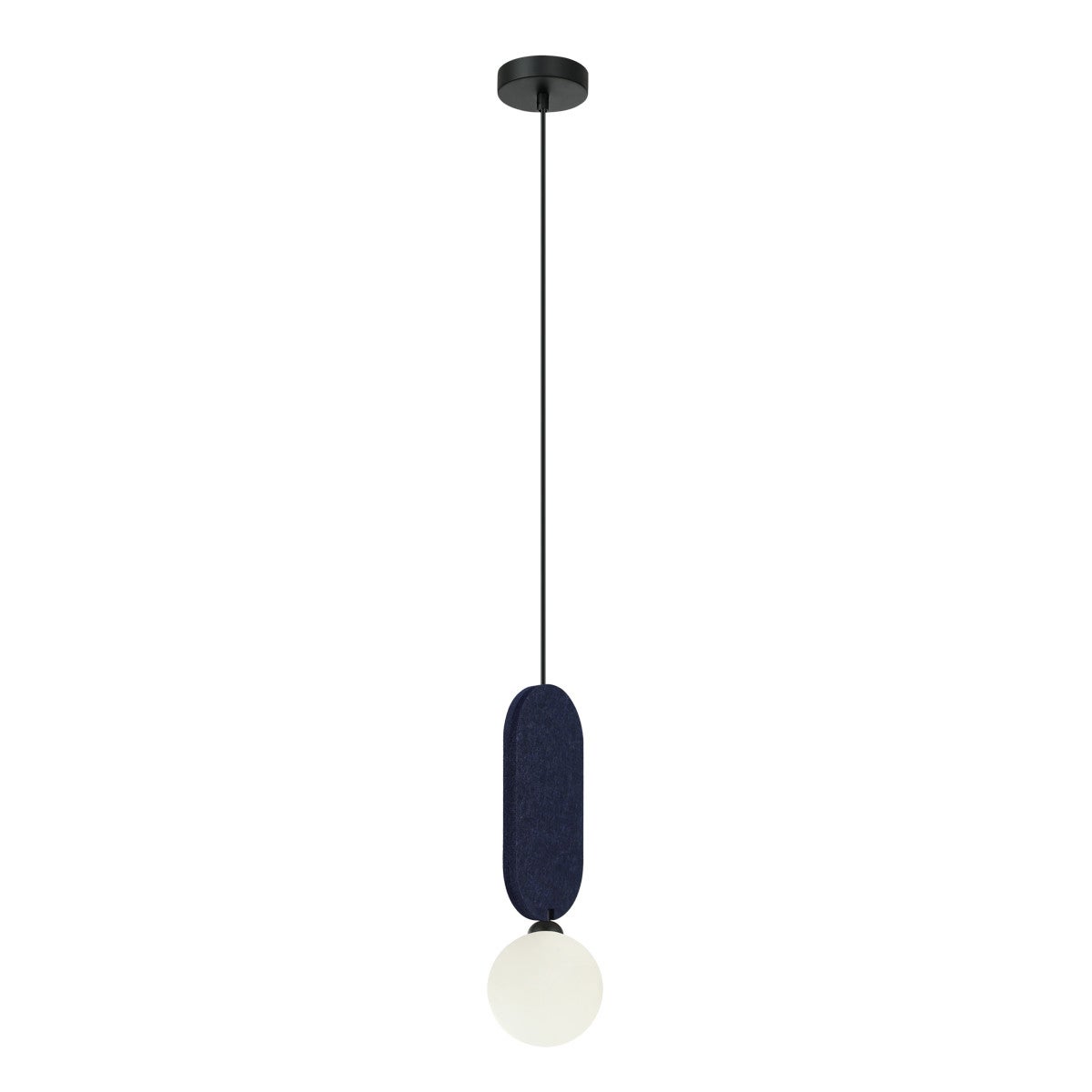 Lampa wisząca LORENZO czarna 1 x G9 x 25W wym: 118 x 12 x 12 cm Italux