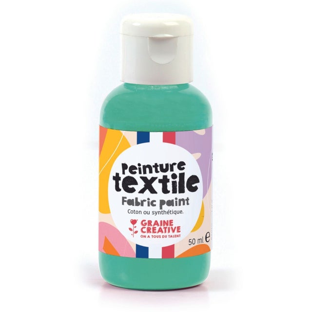 Teinture Textile Vert Kaki 100 Ml - Effet Tie And Dye - Pour Coton, Lin - Fixation Au Fer, Lavable Machine 40°C