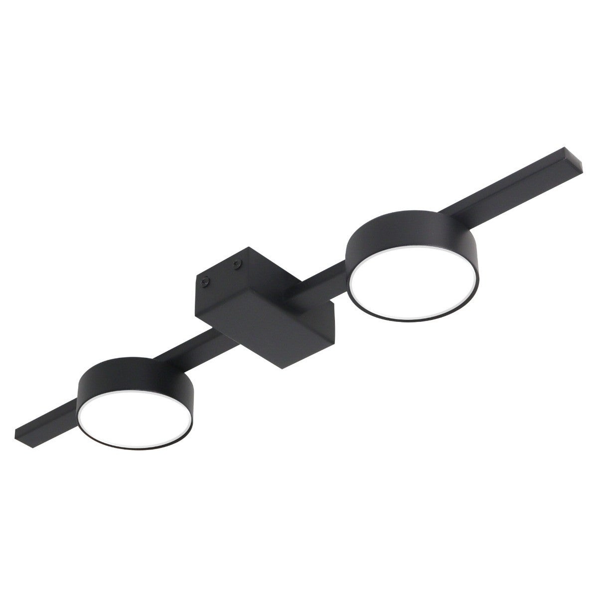Lampa sufitowa wisząca Joy czarna 2xGX53x10W wym: 3,5 x 51 x 9 cm metal Polux