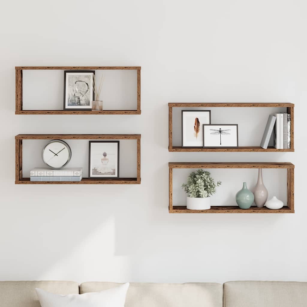 Estantes De Madera Para Pared