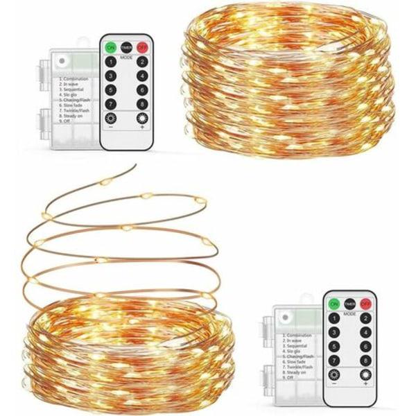 Girlanda świetlna LED na baterie 20M/200, girlanda świetlna LED, dekoracja IP65, dekoracja wewnętrzna i zewnętrzna