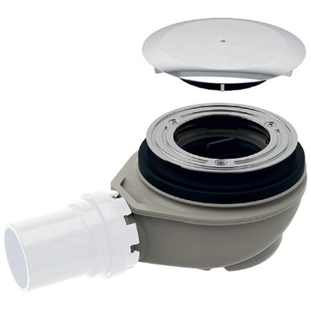 Geberit - Bonde de receveur avec cache Ø90mm - 150.557.21.1 - 2