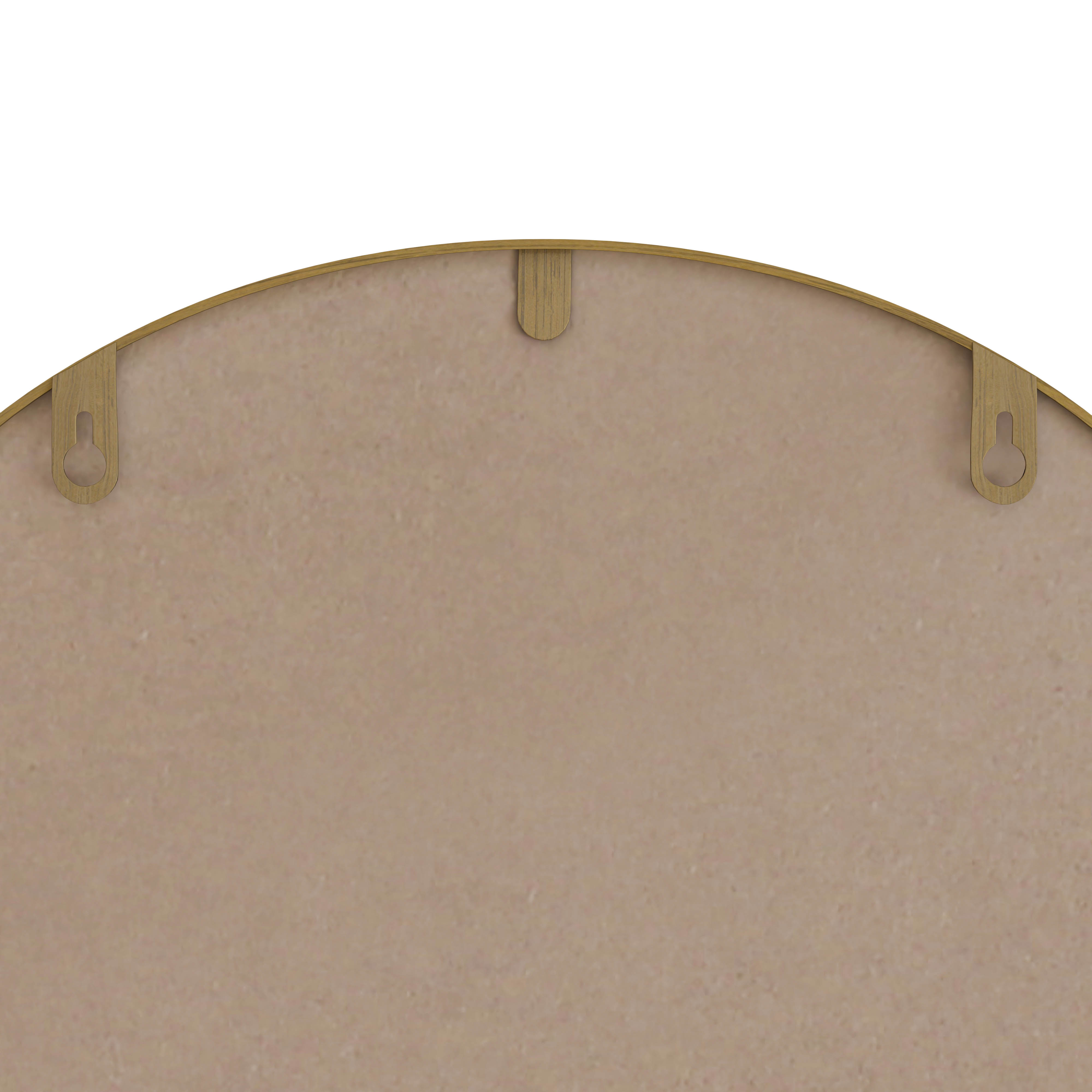 Prostokątne lustro ścienne z brązu 61x101 cm - Szkło bezpieczne w metalowej ramie - Do łazienki, salonu i sypialni - 8