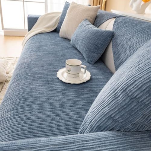 Cuscino protettivo per divano, cuscino di protezione, cuscino in cotone e lino, protezione antigraffio per animali domestici, 70 x 210 cm - 4