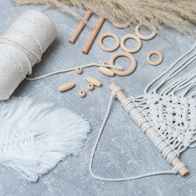 Cotone Corda Cord 3mm X 200m Macrame Corda In Cotone Per Fai Da Te - Foto 7