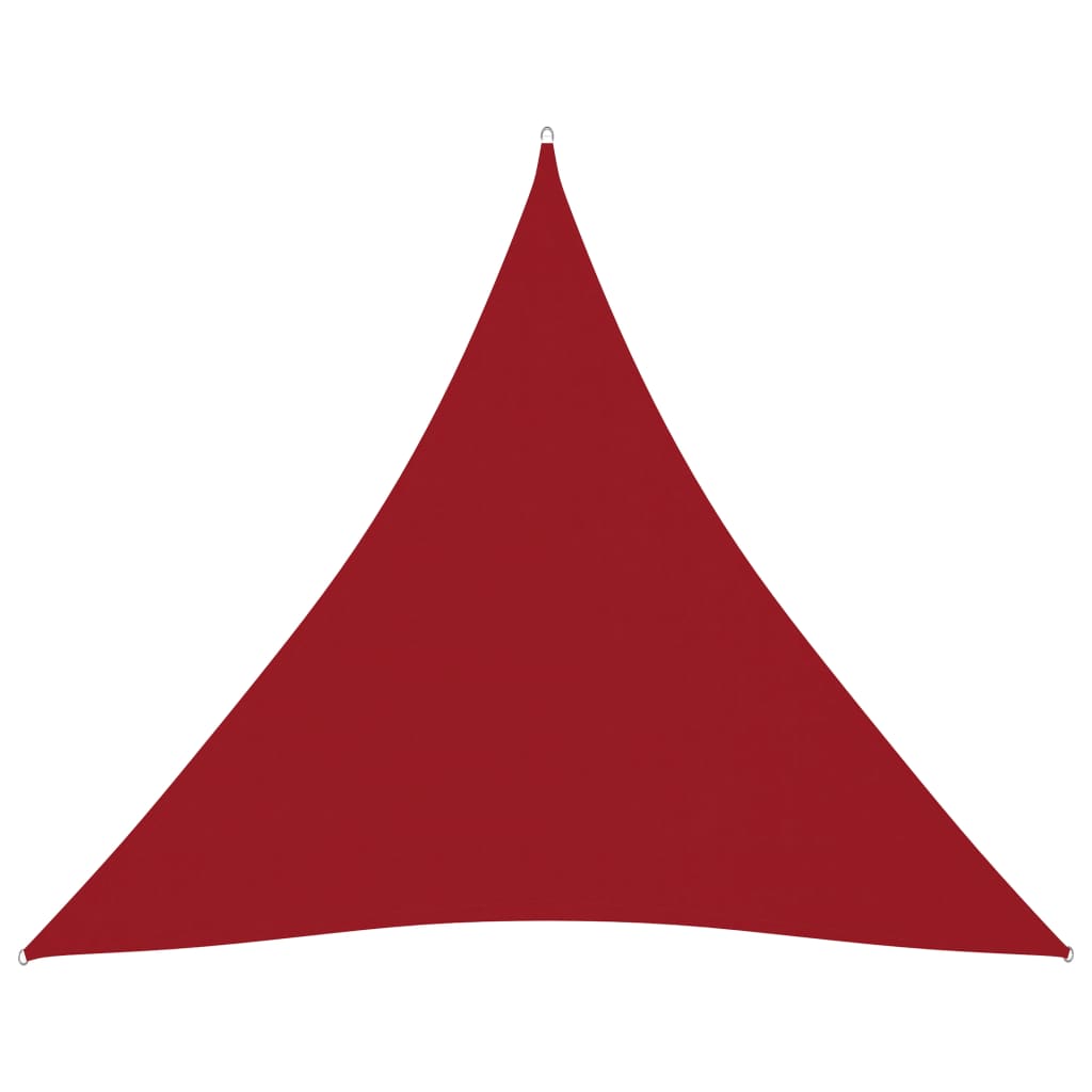 Toldo triangular de tela Oxford para sombrilla de 6x6x6 m, color rojo ...