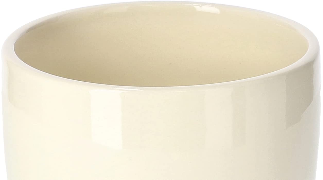 Doniczka donica osłonka ceramiczna szkliwiona z podstawką na kwiaty ø130mm - KOTARBAU - 4