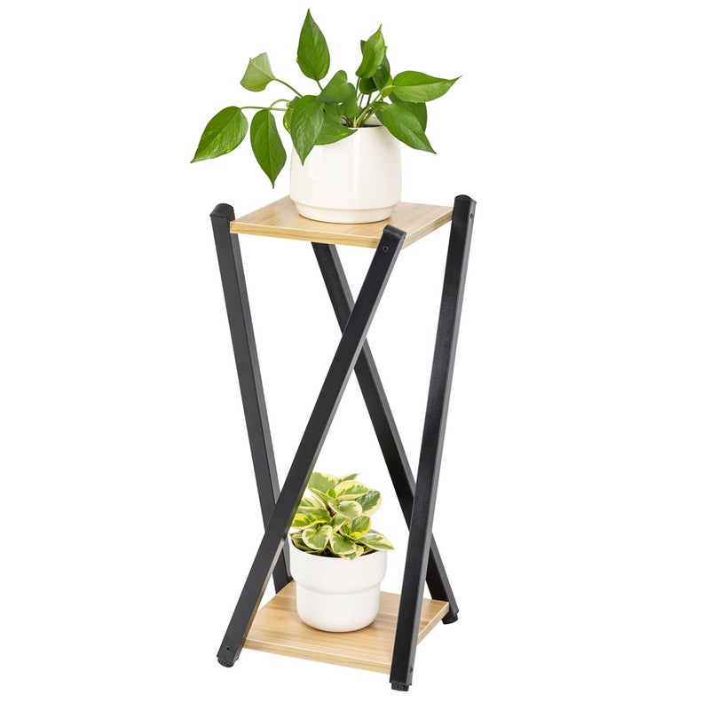 Kwietnik stojący metalowy nowoczesny stojak na kwiaty