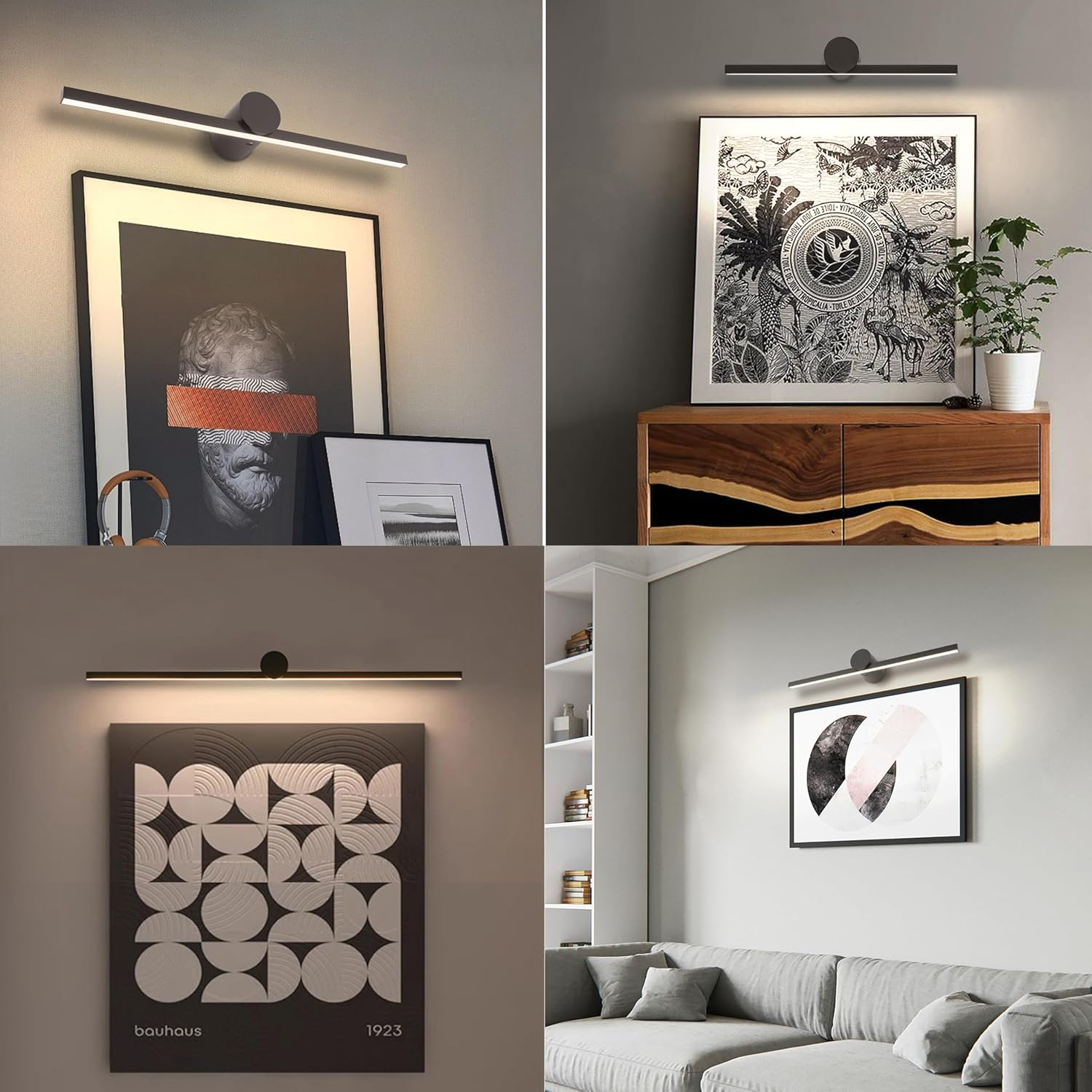 Applique murale LED pour salle de bain, applique murale pour tableau, applique murale LED, éclairage pour miroir, lumière chaude, 40 cm - 5