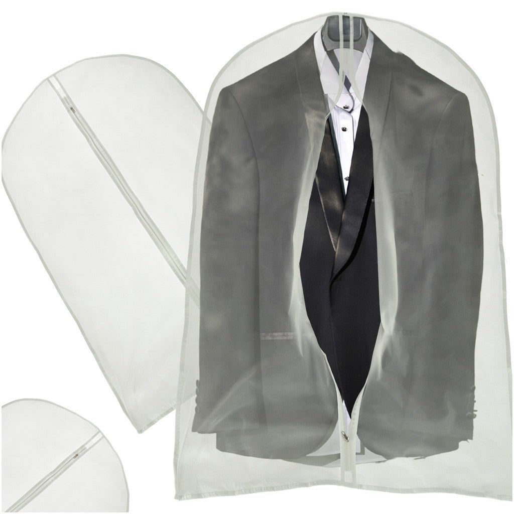 TNOMSNO 50 Housses à Vêtements Transparentes 60x120cm - Protection Idéale Pour Robes, Costumes, Chemises Et Blazers