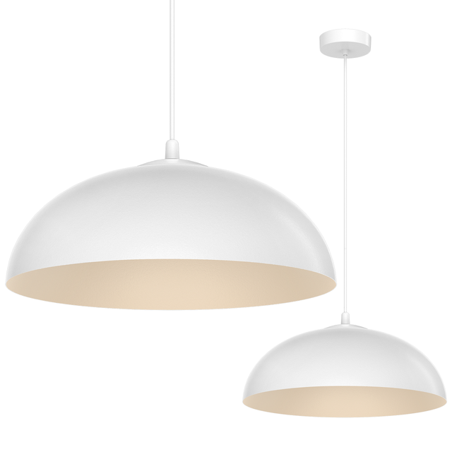 Lampa sufitowa wisząca Light Home LH Misa x E27 biały/kaszmirowy