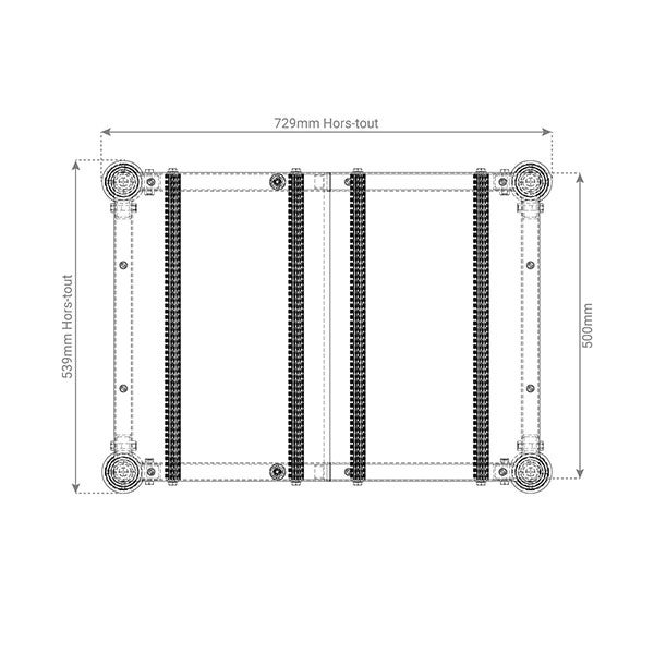 Marchepied 3 marches - Hauteur de travail max. 2.63m - MP3 - 5